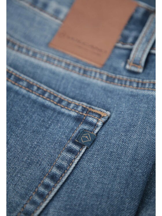 Volcano Volcano Jeansy D-JERRY 65 Niebieski Regular Fit