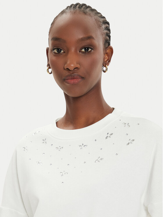 ONLY ONLY Світшот Suzi 15331166 Білий Regular Fit