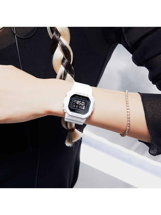Casio Casio Ρολόι GMD-S5600-7ER Λευκό