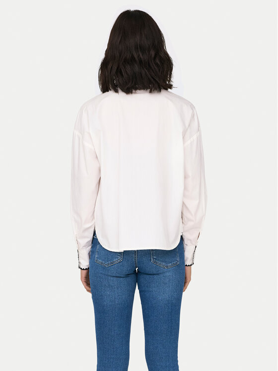 JDY JDY Πουκάμισο Lorenzo 15330351 Λευκό Regular Fit