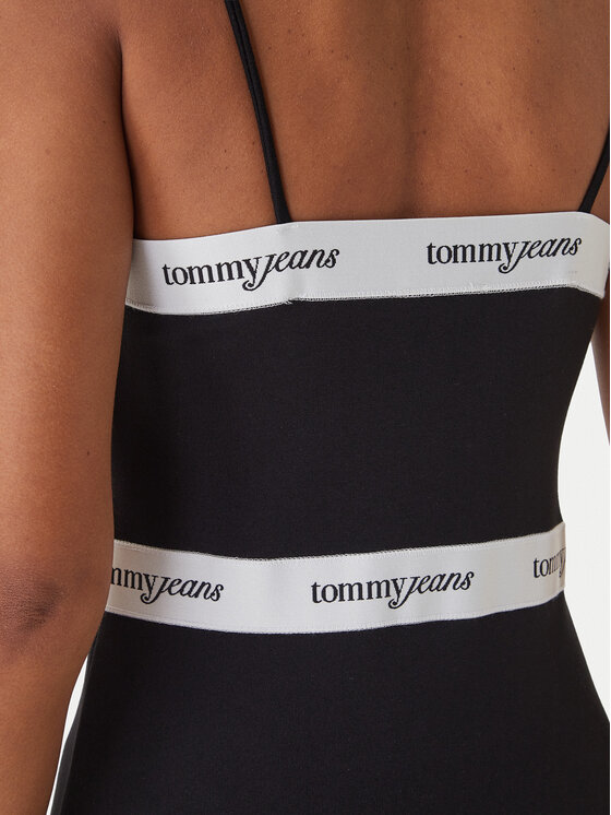 Tommy Jeans Tommy Jeans Sukienka codzienna DW0DW22337 Czarny Slim Fit