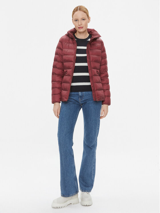 Tommy Hilfiger Tommy Hilfiger Zimska jakna WW0WW39581 Tamnocrvena Regular Fit