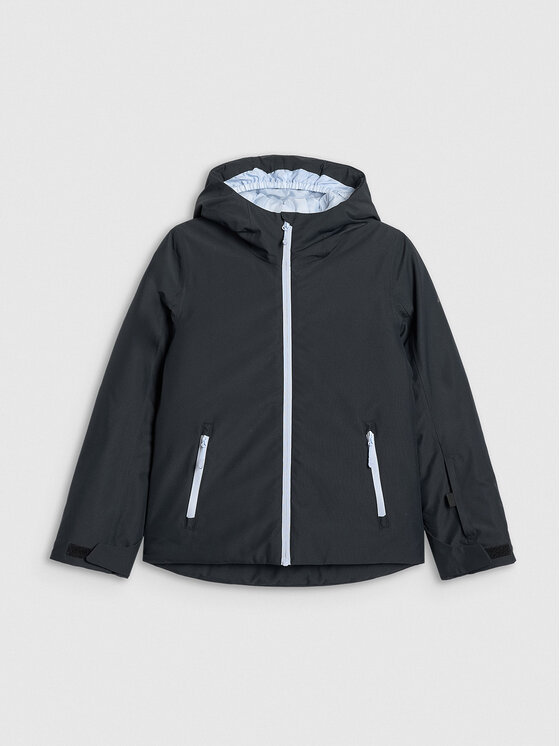 4F 4F Kurtka narciarska BASIC SKI Czarny Regular Fit