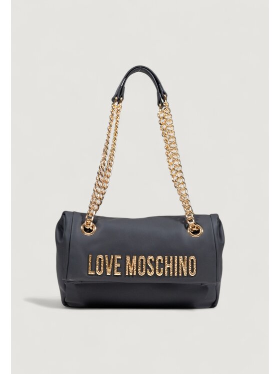 LOVE MOSCHINO LOVE MOSCHINO Σάκος HAMMERED LOGO Μαύρο
