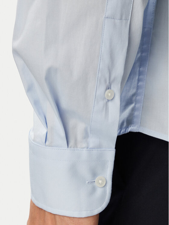 Tommy Hilfiger Tommy Hilfiger Риза MW0MW43749 Син Slim Fit
