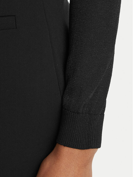 Fracomina Fracomina Rollkragenpullover FR26WT7009K490Q7 Schwarz Regular Fit