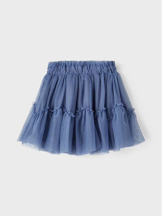 Vero Moda Girl Vero Moda Girl tiulio sijonas 13211727 Mėlyna Regular Fit