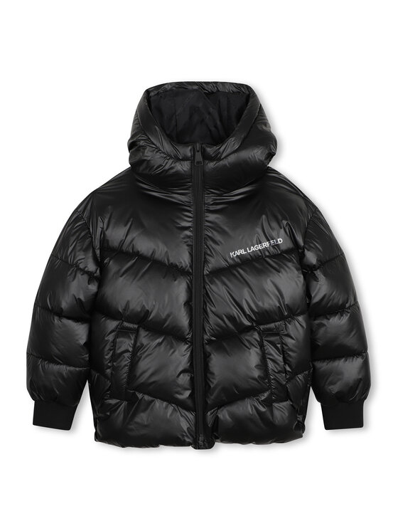 Karl Lagerfeld Kids Karl Lagerfeld Kids Giubbotto invernale Z31354 D Nero Regular Fit