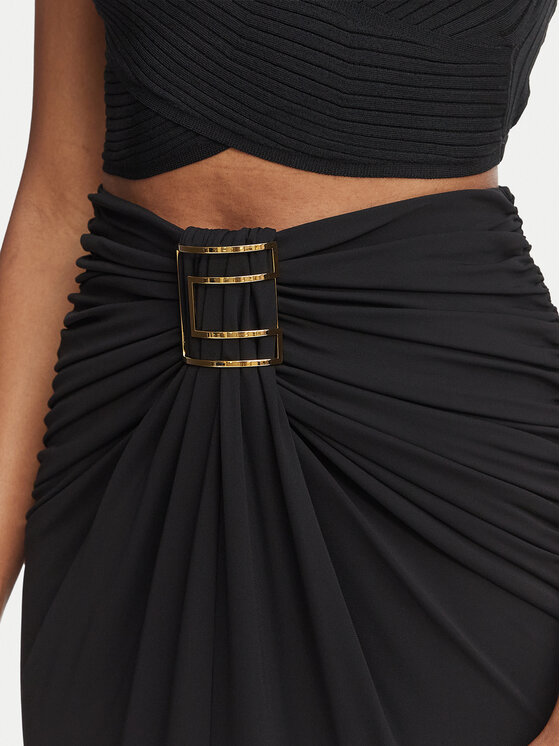 Elisabetta Franchi Elisabetta Franchi Maxi suknja GO-251-67E2-V450 Crna Slim Fit