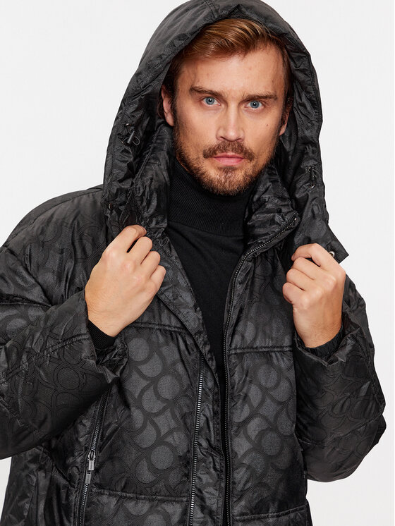 Trussardi Trussardi Зимова куртка 52S00945 Чорний Regular Fit