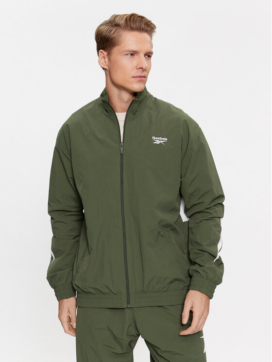Reebok Demisezoninė striukė Classics Vector IL4555 Žalia Regular Fit ...
