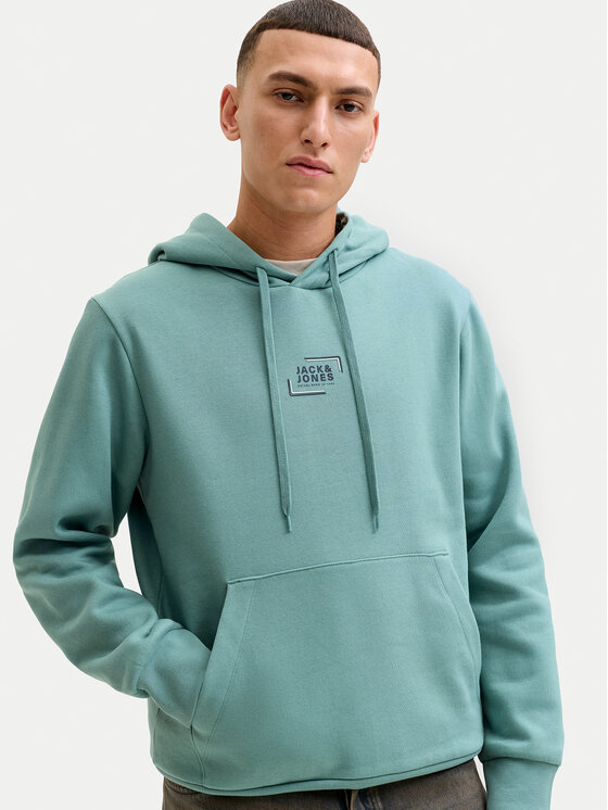 Jack & Jones Jack & Jones Mikina Corp 12268422 Modrá Regular Fit