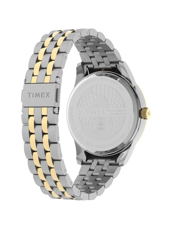 Timex Timex Zegarek TW2Y21400 Srebrny