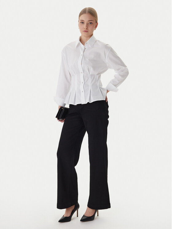 Morgan Morgan Džínsy 261-PSOFT1 Čierna Wide Leg