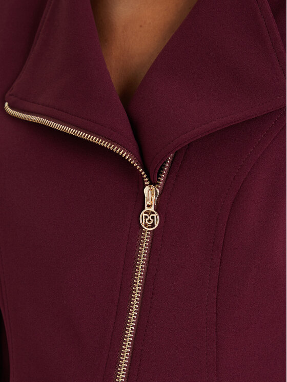 Rinascimento Rinascimento Suknjič CFC0125220003 Bordo rdeča Slim Fit