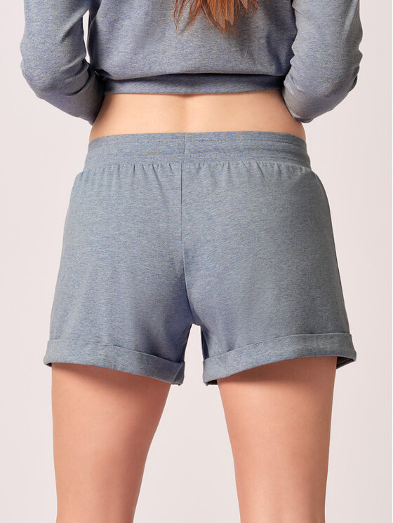 Skiny Skiny Šortky z materiálu 80803 Modrá Comfortable Fit