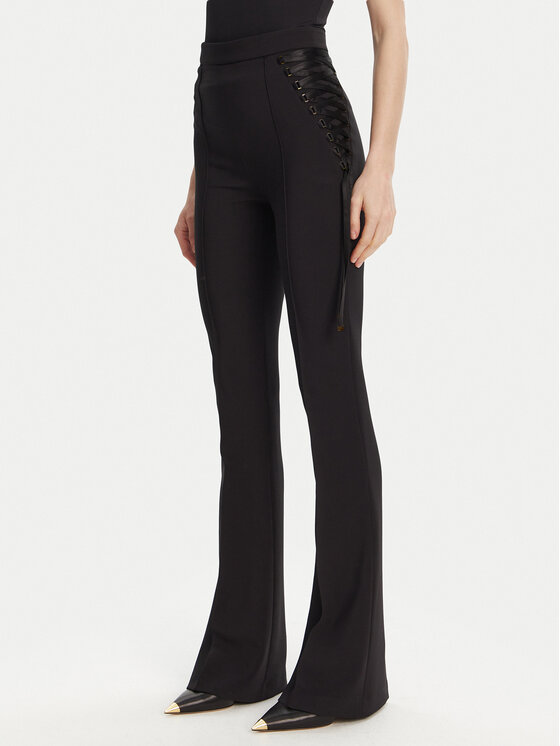 Elisabetta Franchi Elisabetta Franchi Pantaloni din material PA-083-51E2 Negru Regular Fit