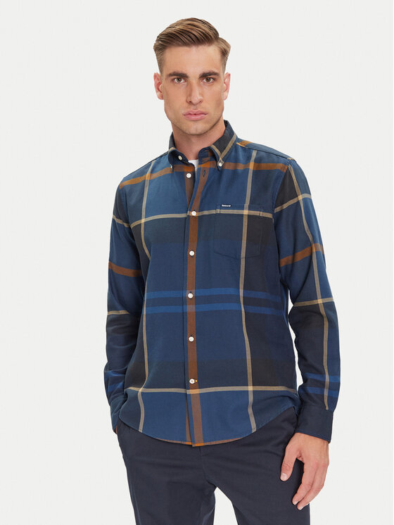 Barbour Barbour Cămașă Dunoon MSH4980TN54 Bleumarin Regular Fit