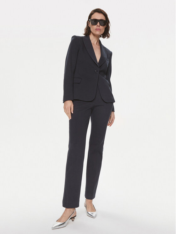 Weekend Max Mara Weekend Max Mara Marynarka Rosetta 2415911021 Granatowy Regular Fit
