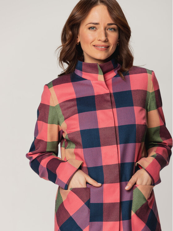 Willsoor Willsoor Płaszcz przejściowy 67523 Kolorowy Regular Fit