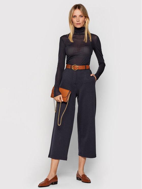 Dolcevita Colomba 79449021 Blu scuro Slim Fit