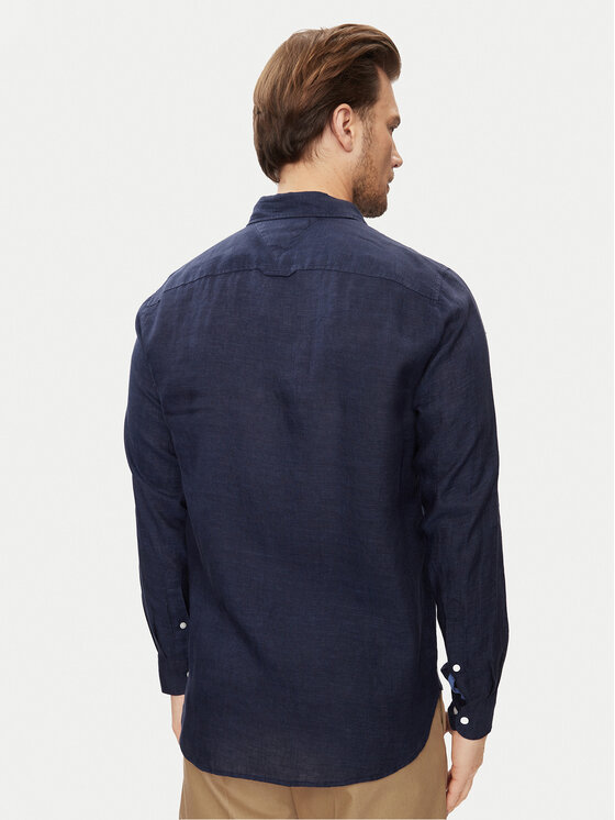 Tommy Hilfiger Tommy Hilfiger Košeľa MW0MW34602 Tmavomodrá Regular Fit