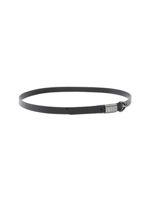 PINKO PINKO Pasek SADDLE BELT H1,2.LOW VITELLO L Czarny