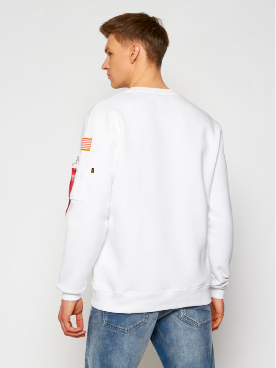 Felpa nasa bianca uomo discount
