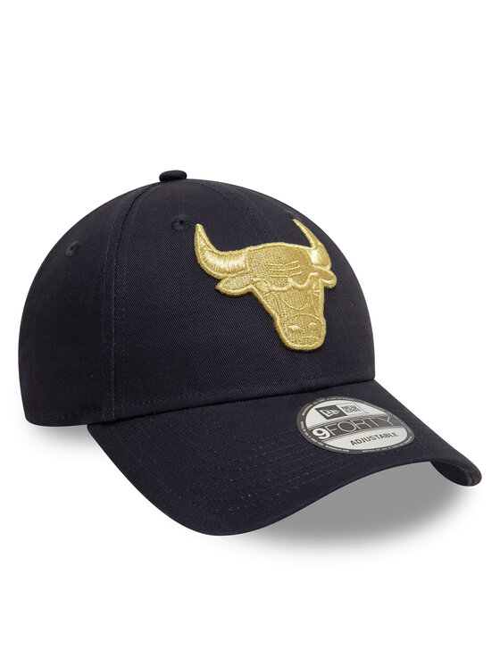 New Era New Era Καπέλο Jockey Chicago Bulls Metallic 9FORTY 60595196 Σκούρο μπλε