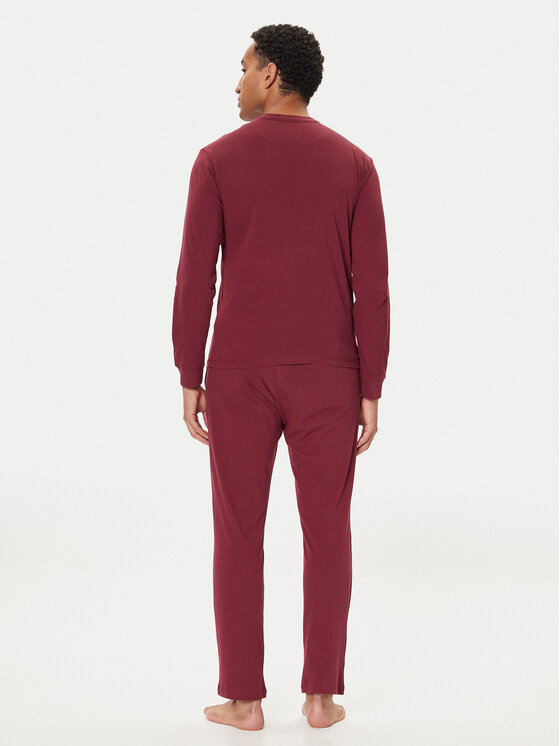 United Colors Of Benetton United Colors Of Benetton Pizsama 3VD04P02W Bordó Regular Fit