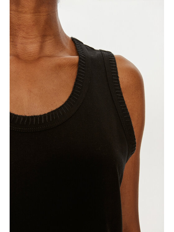 United Colors Of Benetton United Colors Of Benetton Μπλουζάκι 34G7DH00W Μαύρο Regular Fit