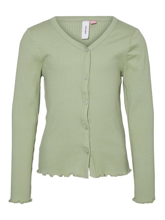 Vero Moda Girl Vero Moda Girl Kardiganas Lavender 10279811 Žalia Regular Fit