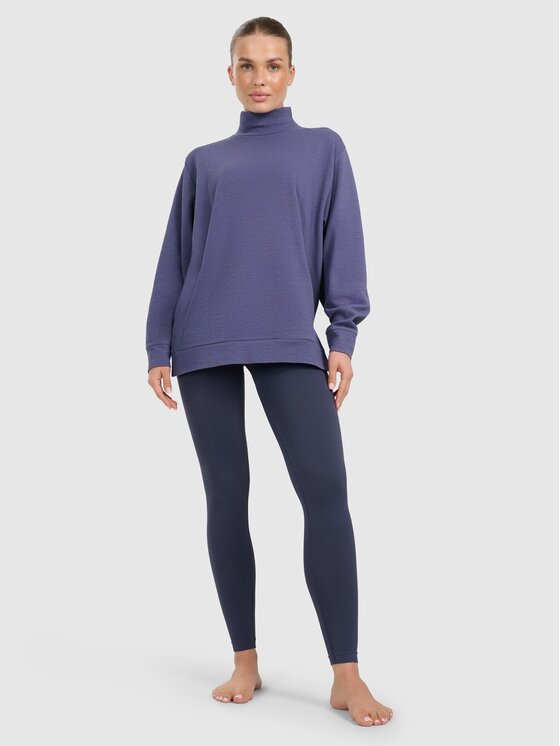 4F 4F Bluza 4FWAW25TFSWF589-30S Niebieski Oversize
