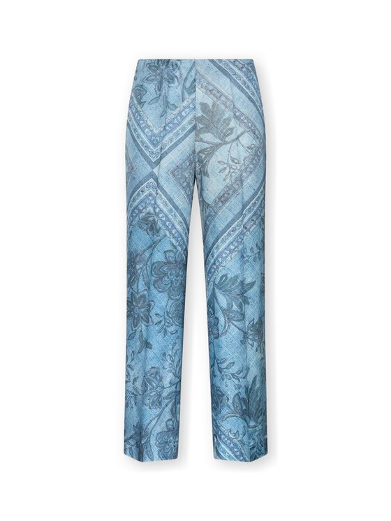 Elena Mirò Elena Mirò Pantaloni di tessuto P001P000487N001 Blu Regular Fit