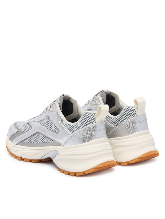 Calvin Klein Calvin Klein Sneakers Hike Runn Ck Stripe Mesh-Lth Met HW0HW03251 Gri