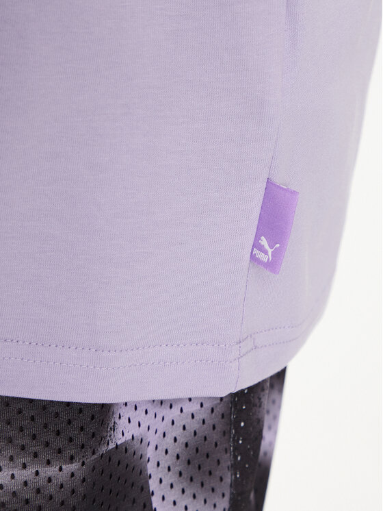 Puma T Shirt 8ENJAMIN 539821 Violett Relaxed Fit Modivo