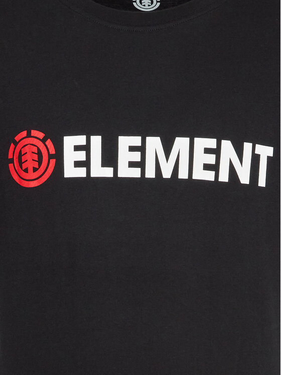 Element Element Marškinėliai Blazin Ss ELYZT00155 Juoda Regular Fit