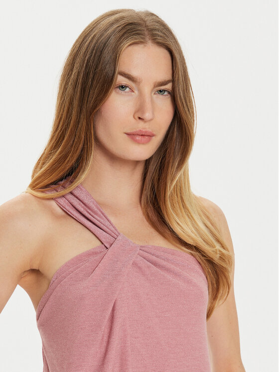 Motivi Motivi Top G242W003241N Różowy Slim Fit