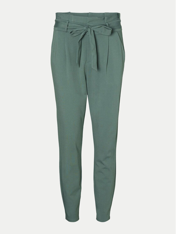 Vero Moda Vero Moda Hlače iz tkanine Eva 10205932 Zelena Loose Fit