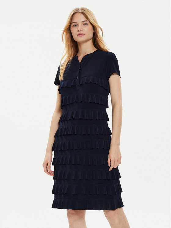 Joseph Ribkoff Rochie cocktail 211350NOS Bleumarin Regular Fit