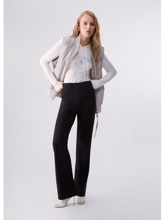 Liu Jo Liu Jo Pantaloni di tessuto TF6019J397022222 Nero Regular Fit