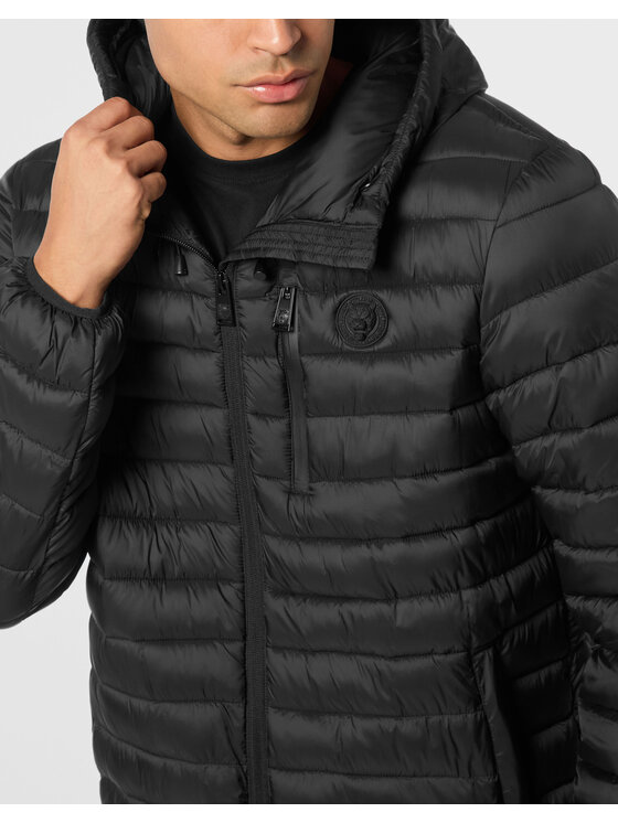 Plein Sport Plein Sport Kurtka puchowa 24009 Czarny Regular Fit