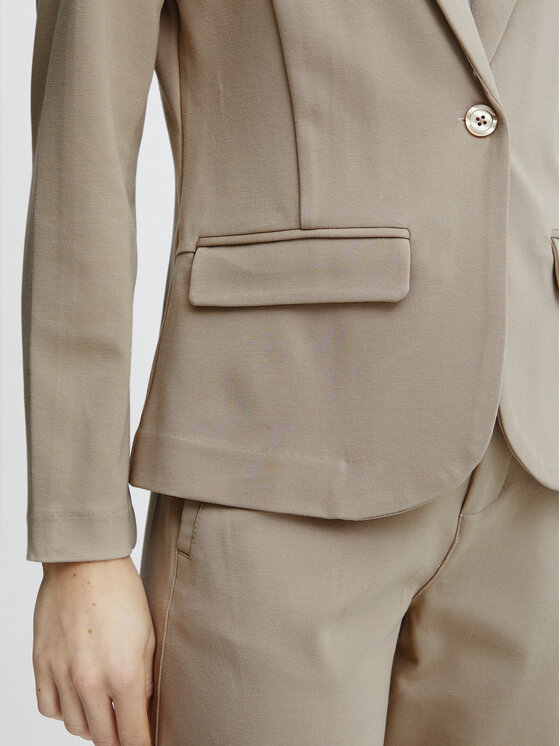 Fransa Fransa Σακάκι 20611867 Μπεζ Regular Fit