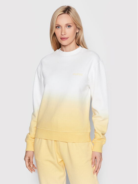 Felpa V2YQ10 FL04Z Giallo Regular Fit