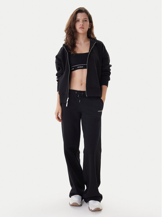 Guess Jeans Guess Jeans Спортивні штани W6RB52 K68I4 Чорний Regular Fit