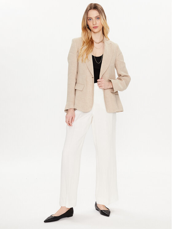 Weekend Max Mara Weekend Max Mara Pintsak Nalut 2350410431 Beež Regular Fit