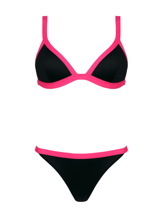 Miss Lou Miss Lou Bikini ML016 Nero
