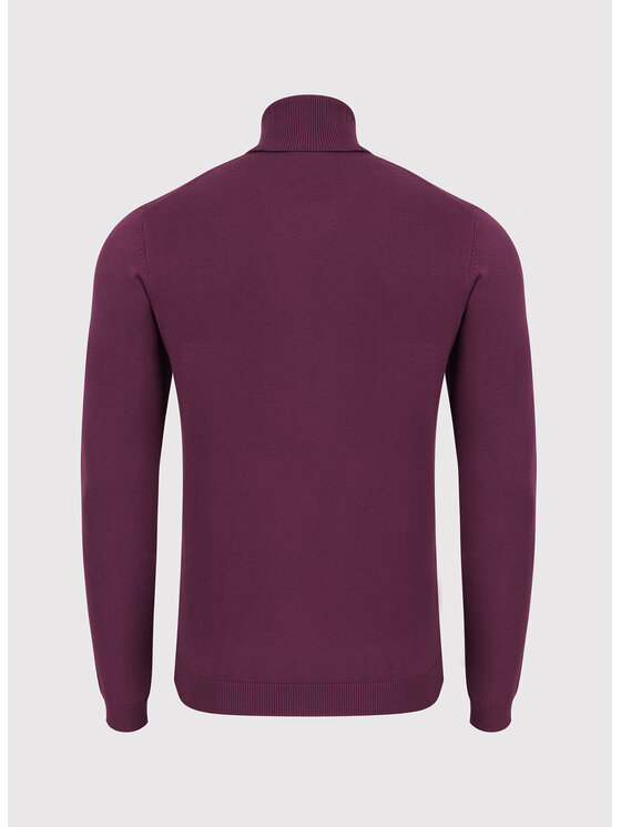 Pako Lorente Pako Lorente Sweter P26WN-2X-016 Bordowy Classic Fit