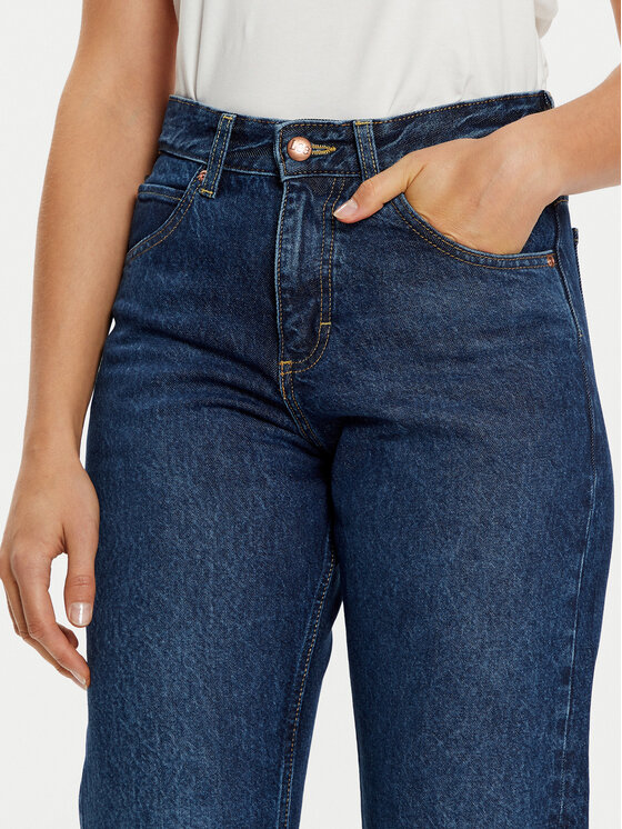Lee Lee Дънки Rider Classic 112346335 Тъмносин Straight Fit