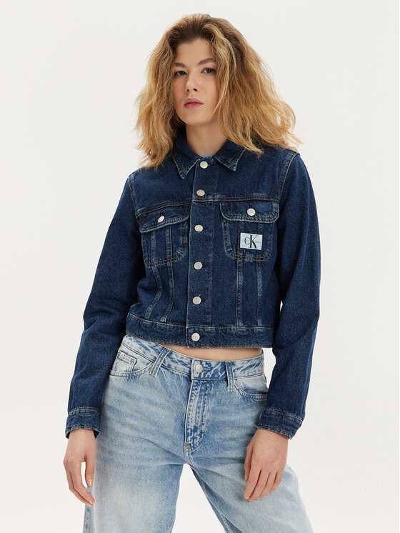 Calvin Klein Jeans Дънково яке 90's J20J222789 Тъмносин